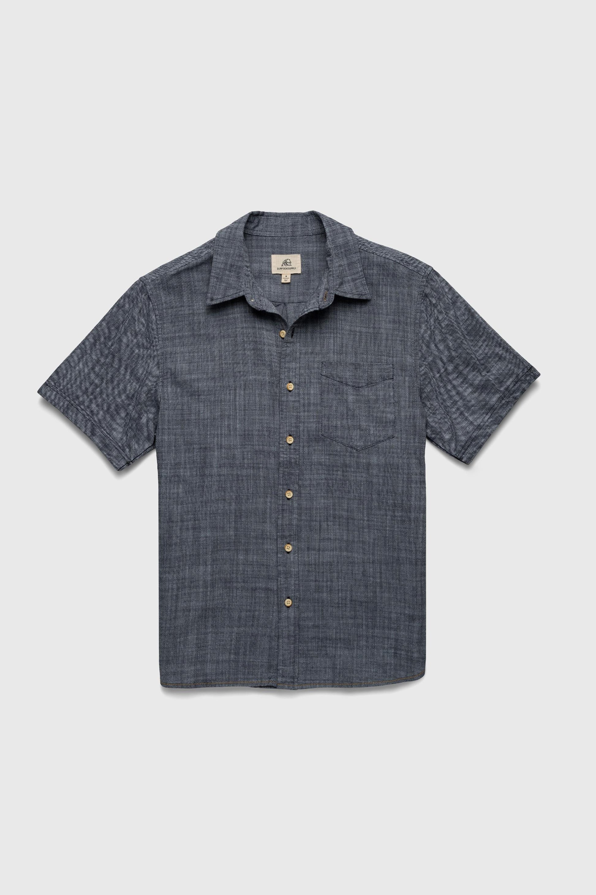  SURFSIDE SUPPLY COMP Joey Short Sleeve 2Tone Slub Shirt