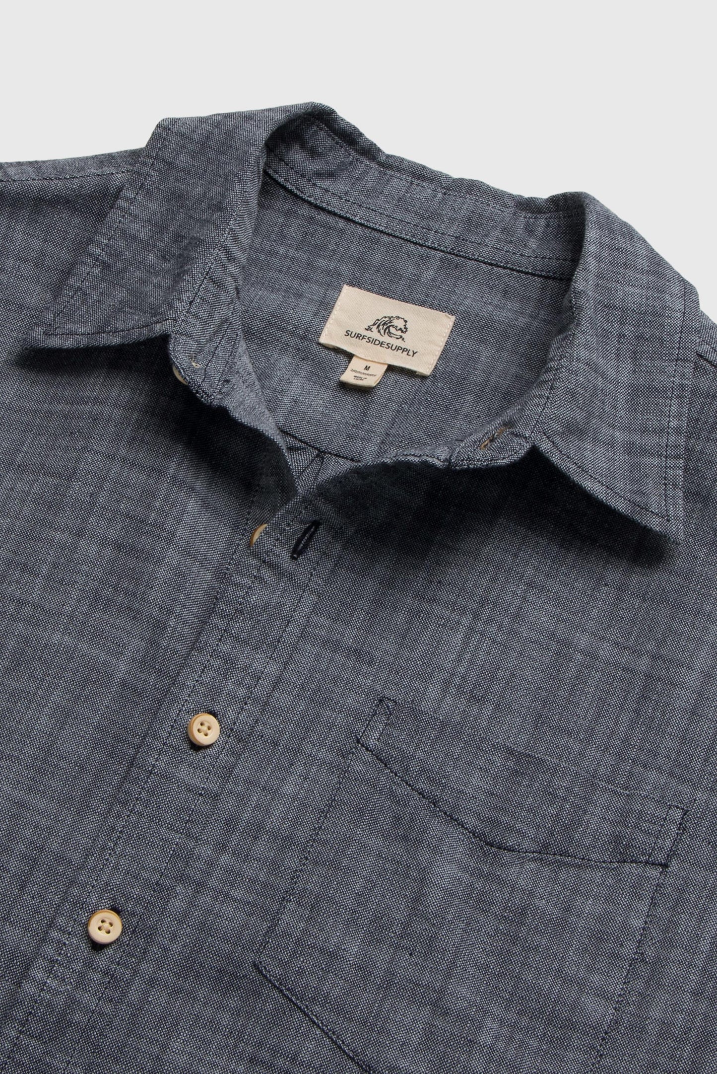  SURFSIDE SUPPLY COMP Joey Short Sleeve 2Tone Slub Shirt