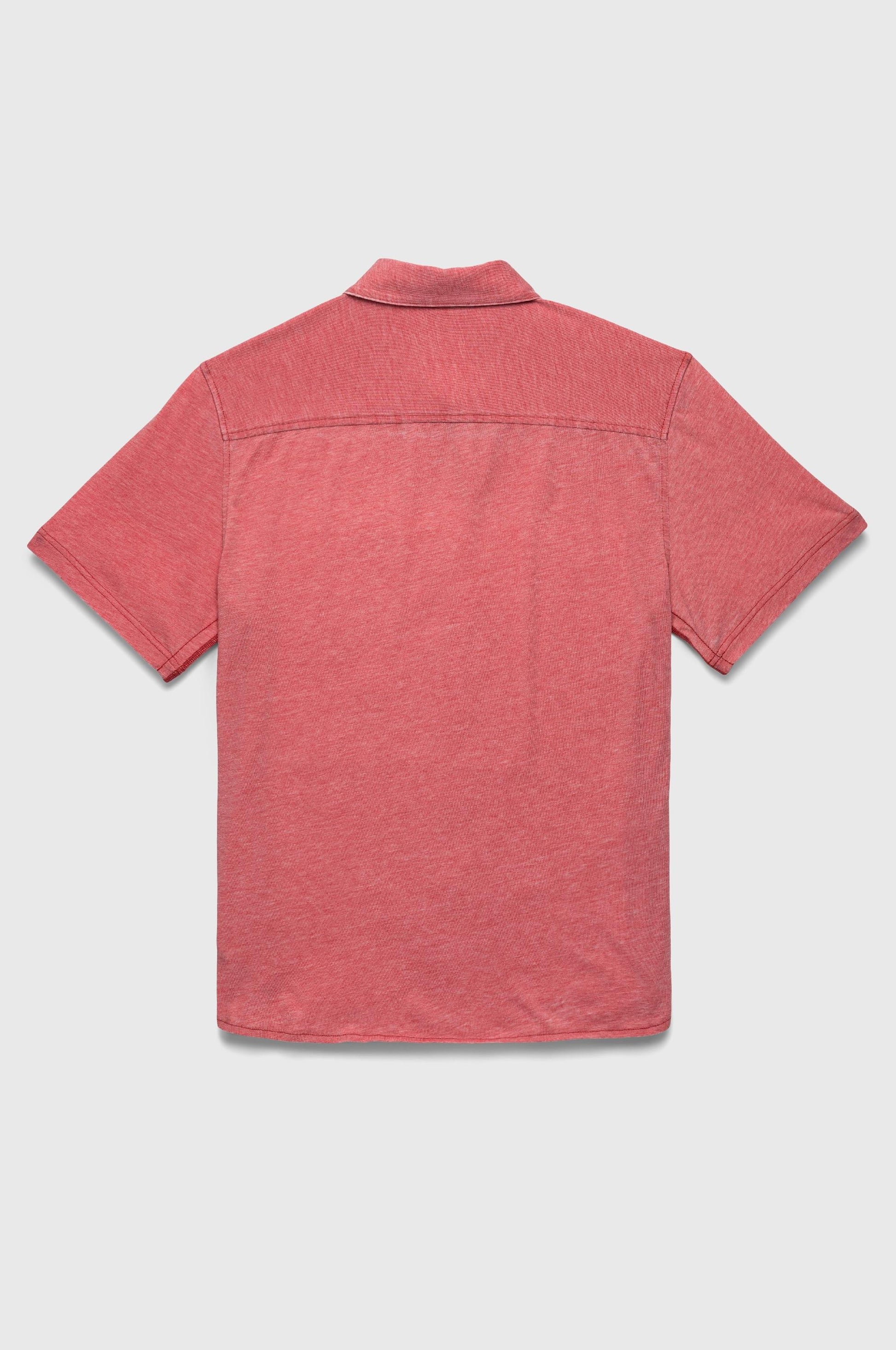  SURFSIDE SUPPLY COMP Tony Short Sleeve Burnout Button Up Shirt