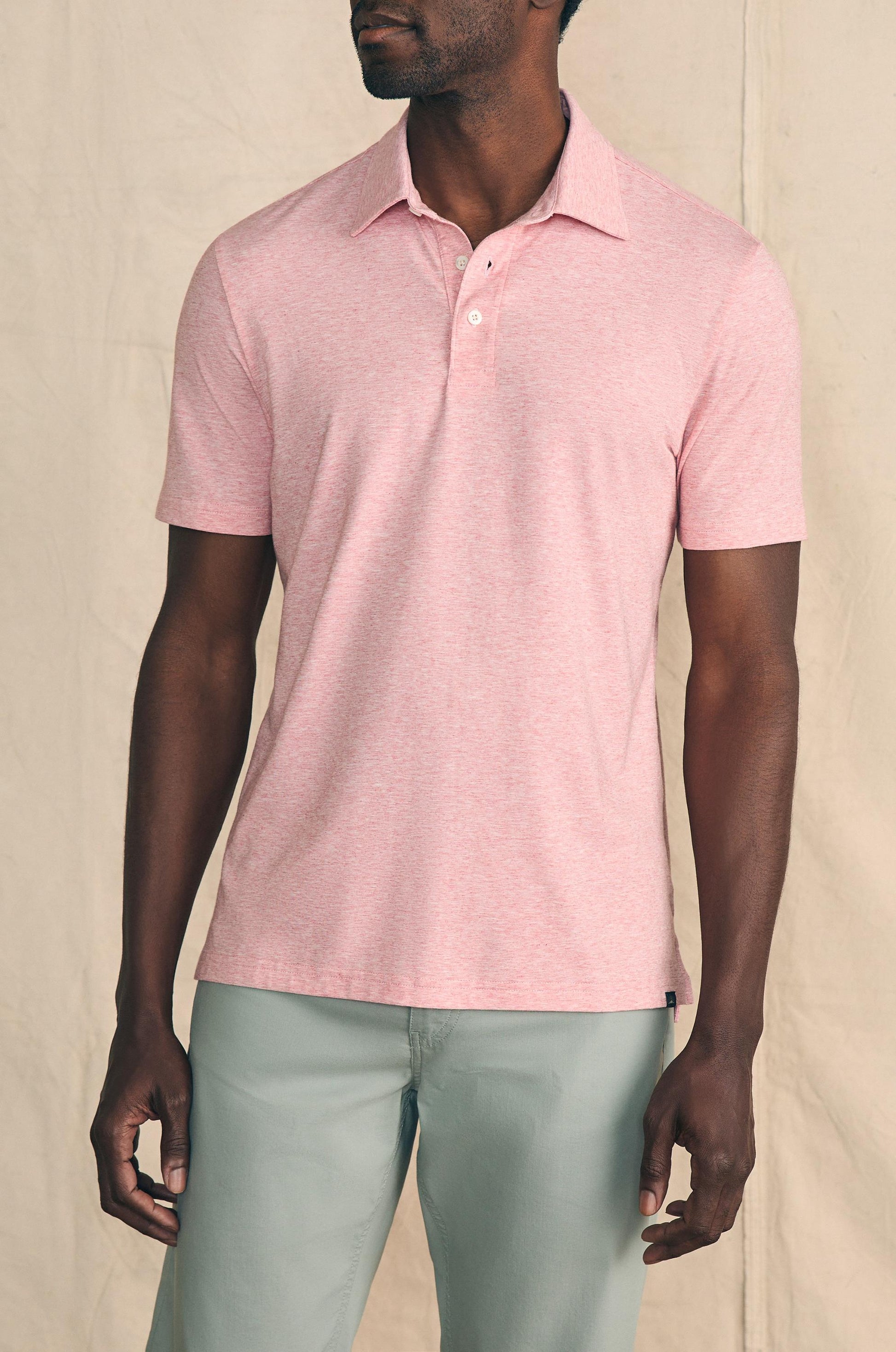  FAHERTY Short-Sleeve Movement Polo Shirt