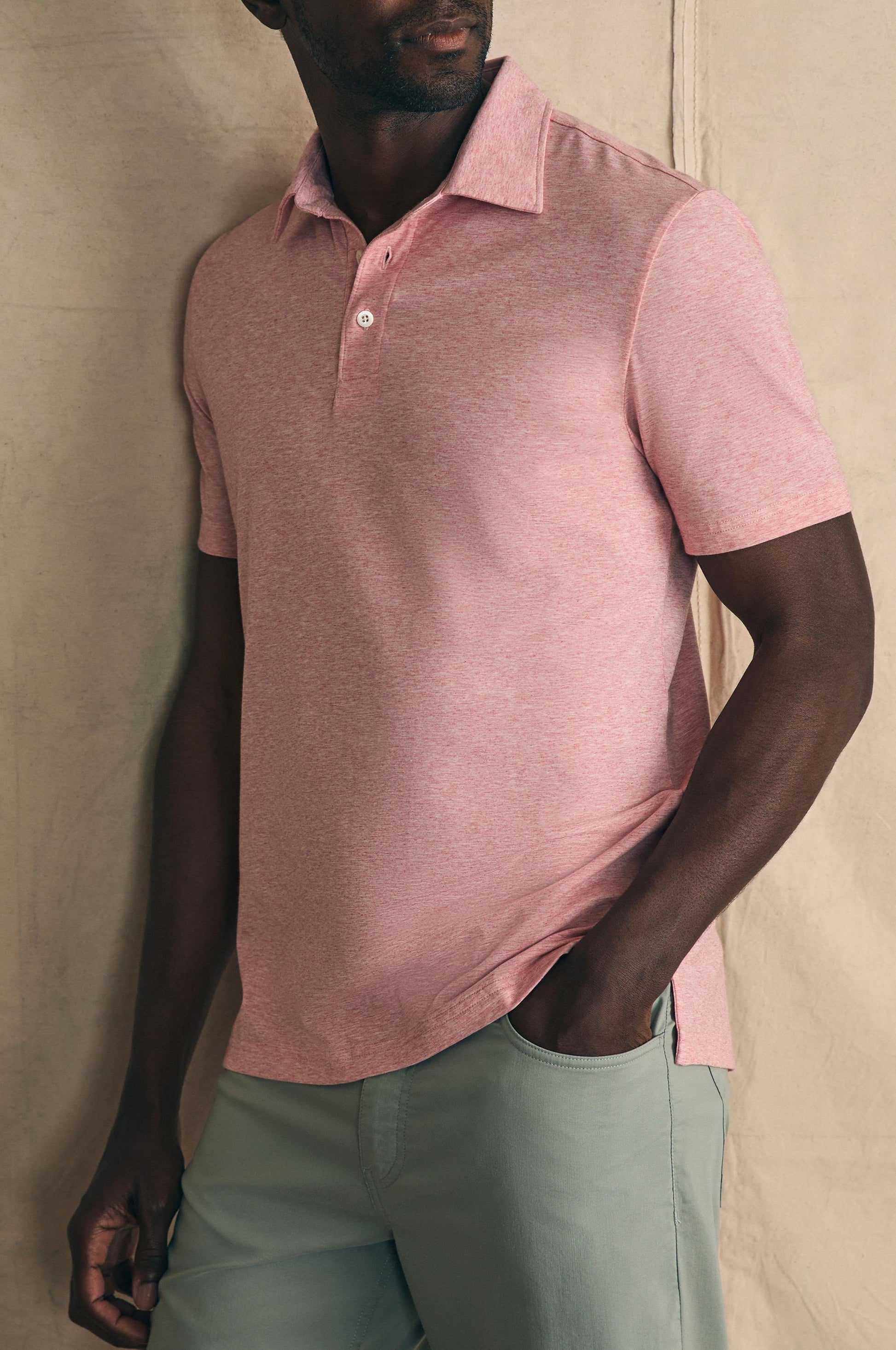 FAHERTY Short-Sleeve Movement Polo Shirt