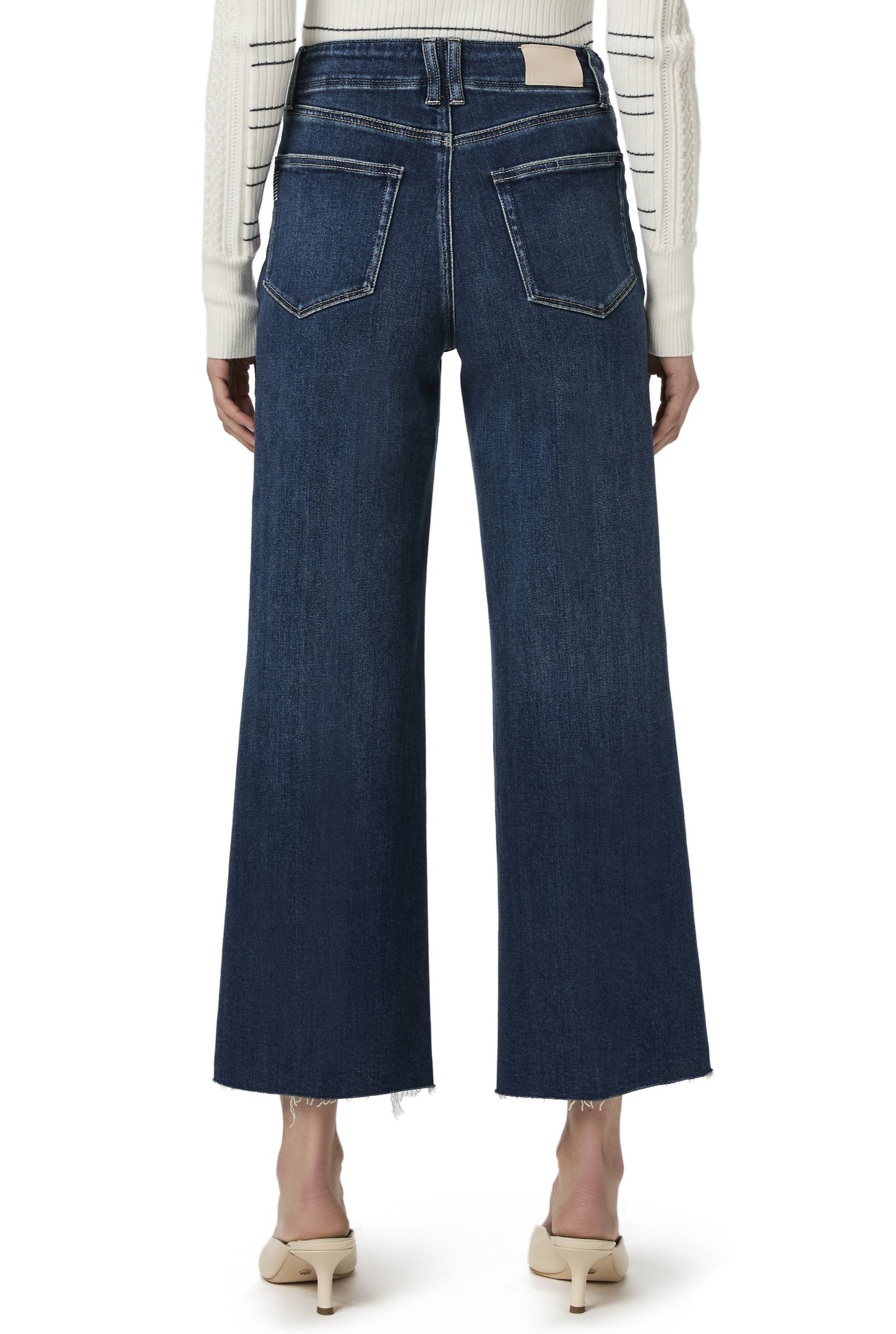  PAIGE Anessa With Set In Pockets + Raw Hem