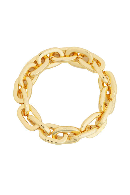  SOUTH MOON UNDER Gold Link Stretch Bracelet