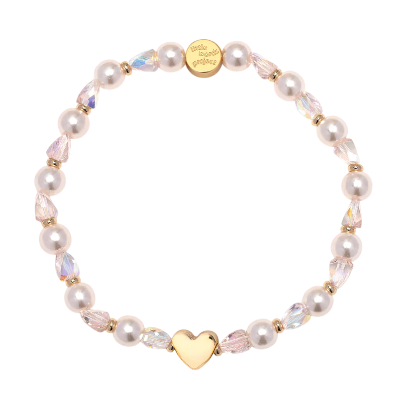  LITTLE WORDS PROJECT Heart Stacker In Blush Heart