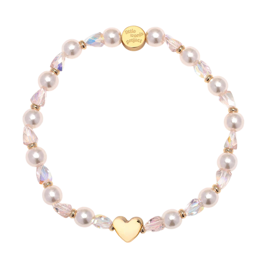  LITTLE WORDS PROJECT Heart Stacker In Blush Heart
