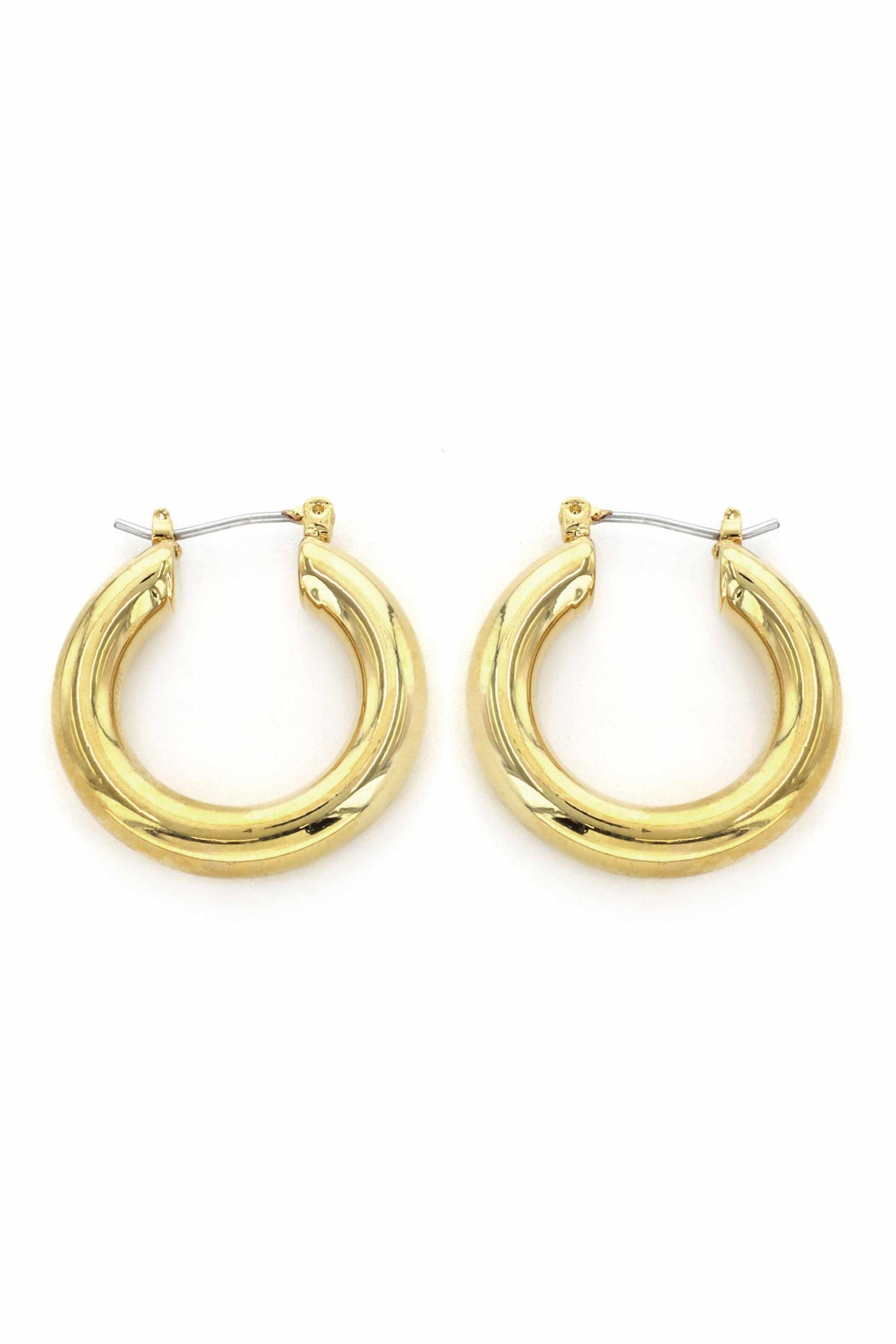  SOUTH MOON UNDER Gold Hinge Hoop Earrings