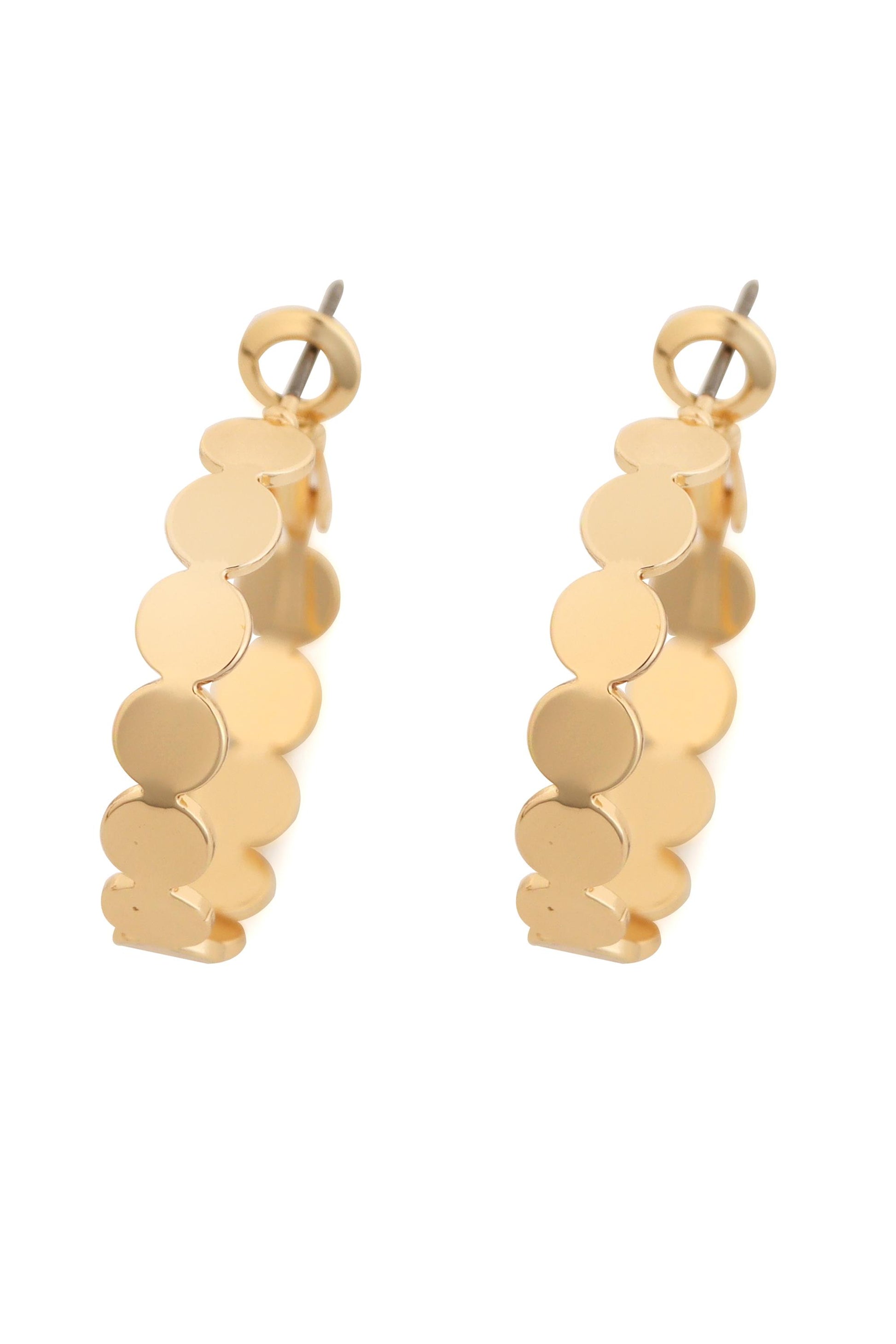  SOUTH MOON UNDER 1 In Hoop Disc Earring