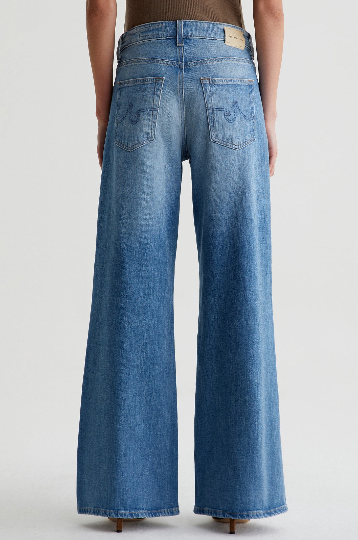  AG Mid Rise Wide Leg