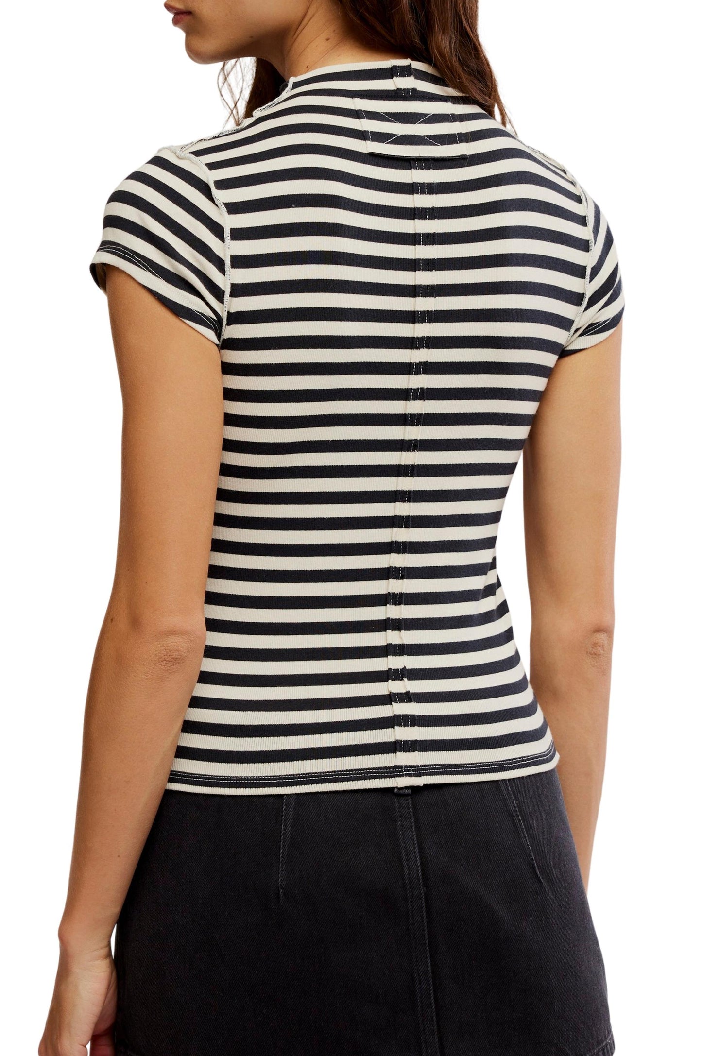  FREE PEOPLE Lola Stripe Tee