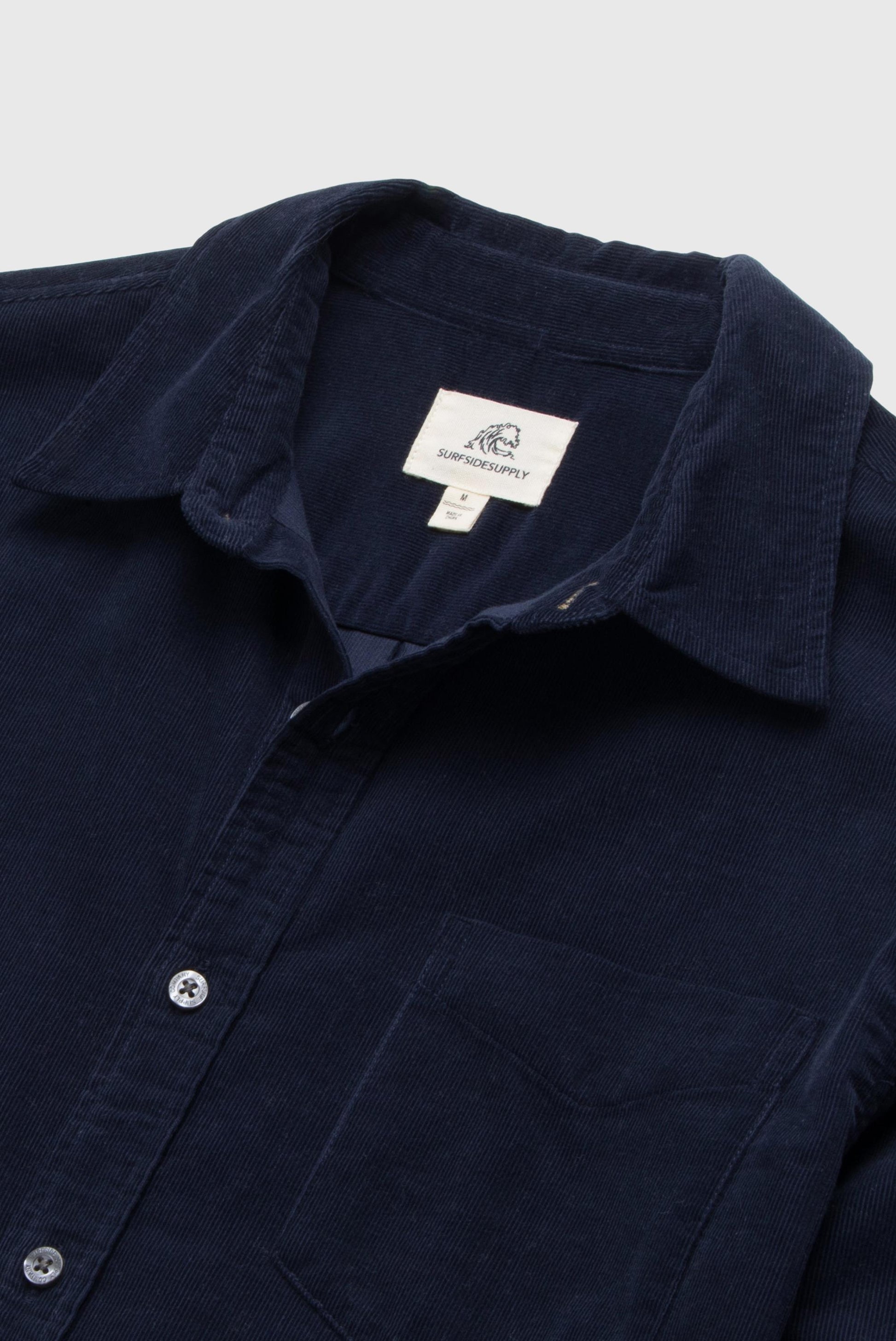  SURFSIDE SUPPLY COMP Brian Long Sleeve Baby Corduroy 1 Pocket Shirt