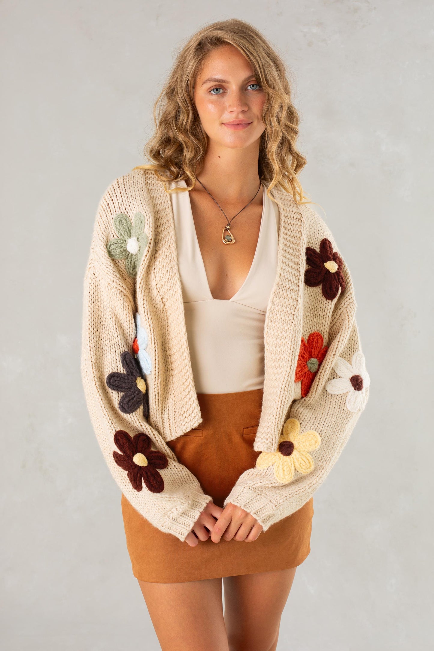  GEORGIE Farrah Flower Cardigan