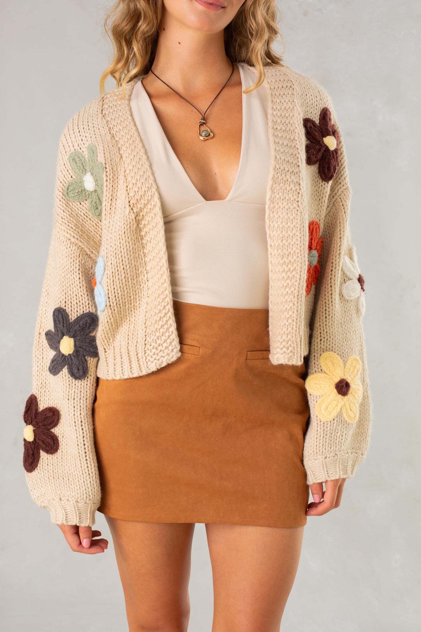  GEORGIE Farrah Flower Cardigan