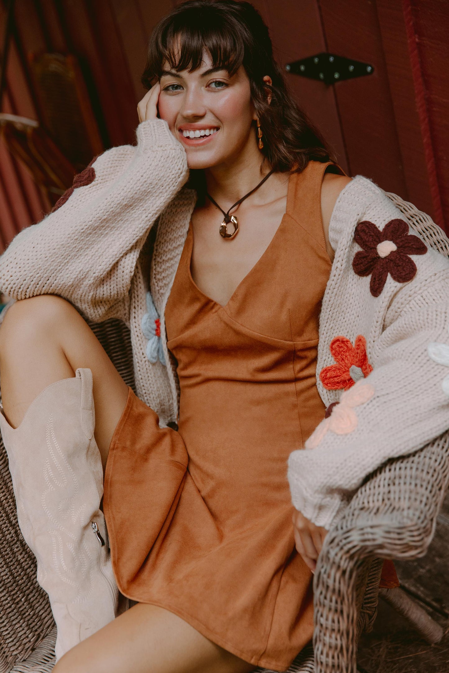  GEORGIE Farrah Flower Cardigan