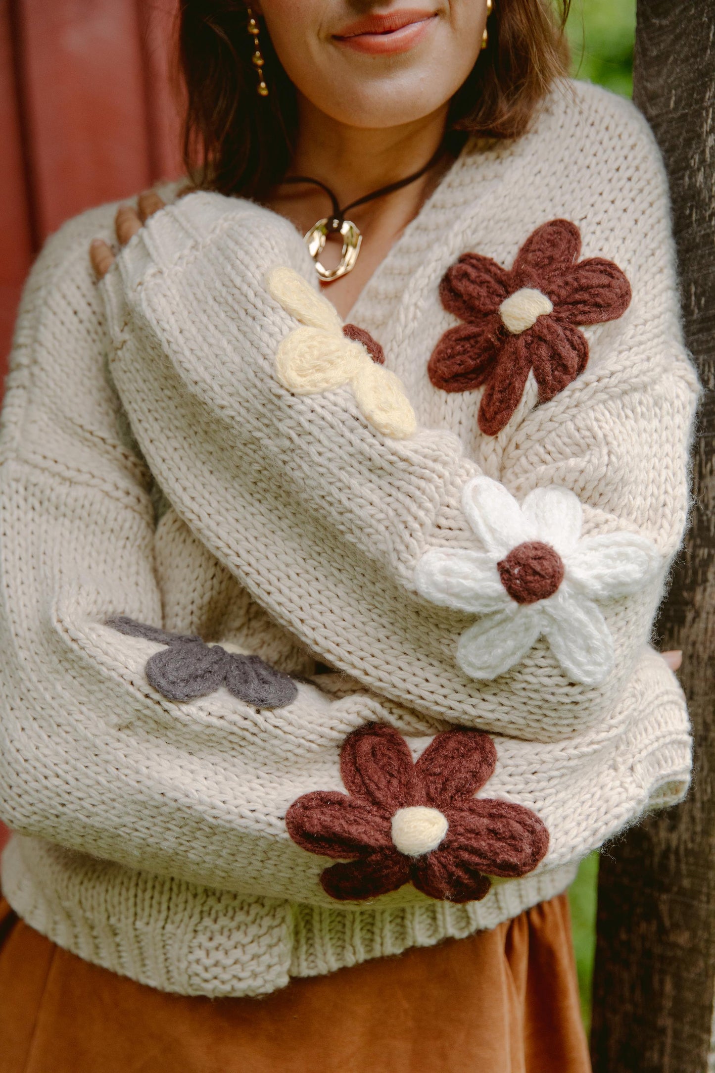  GEORGIE Farrah Flower Cardigan