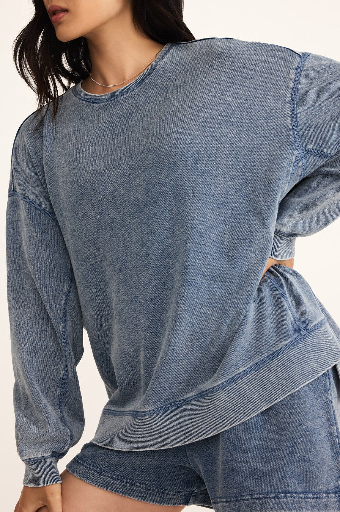  Z SUPPLY Knit Denim Modern Weekender
