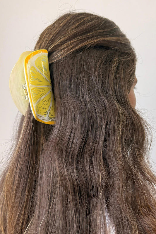  ADINA EDEN Lemon Slice Hair Claw Clip