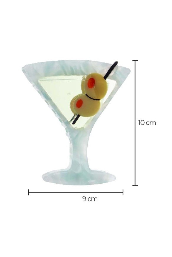  ADINA EDEN Dirty Martini Hair Claw Clip