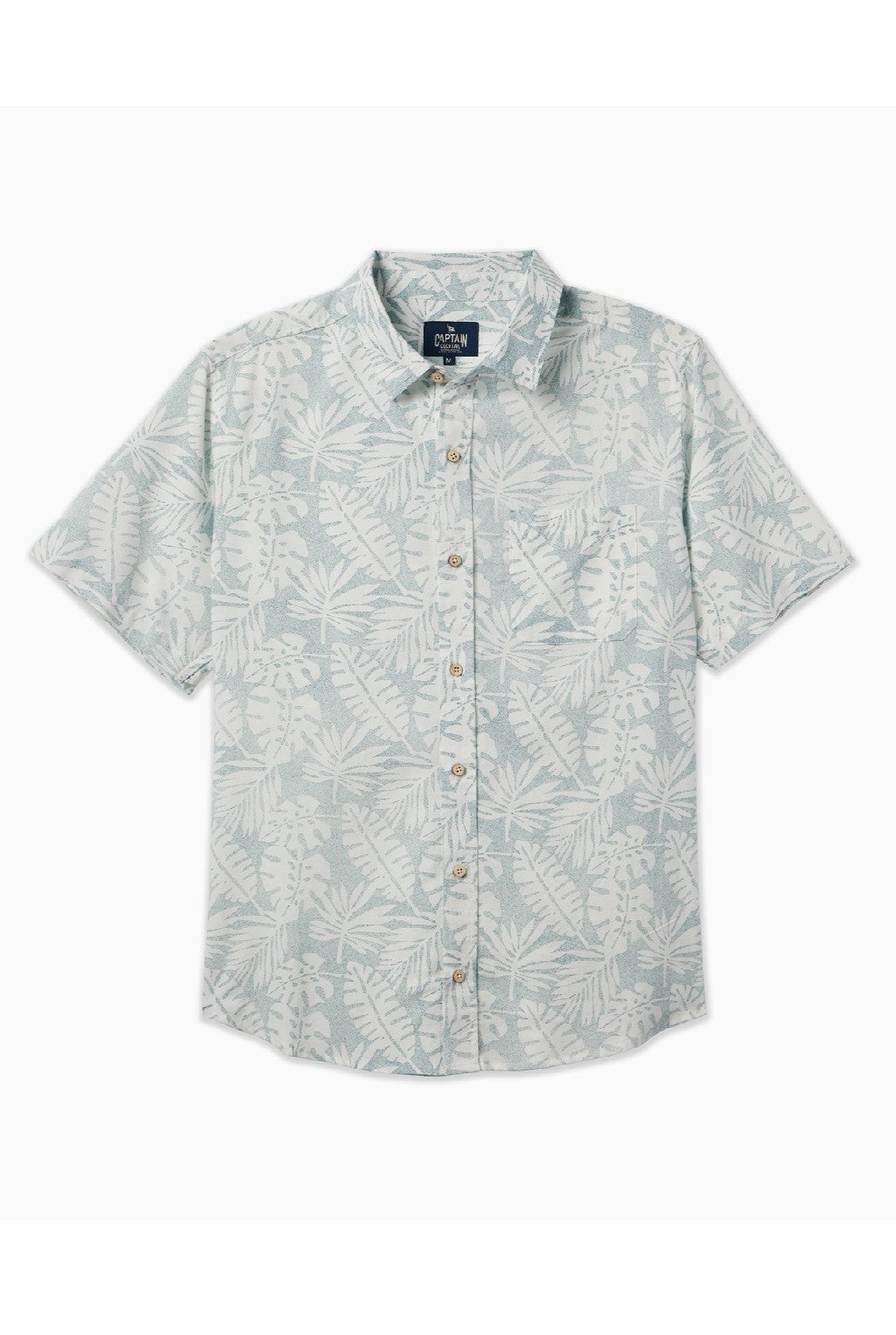  TOES ON THE NOSE Port Of Call Short Sleeve Button Up