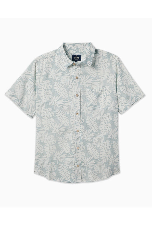  TOES ON THE NOSE Port Of Call Short Sleeve Button Up