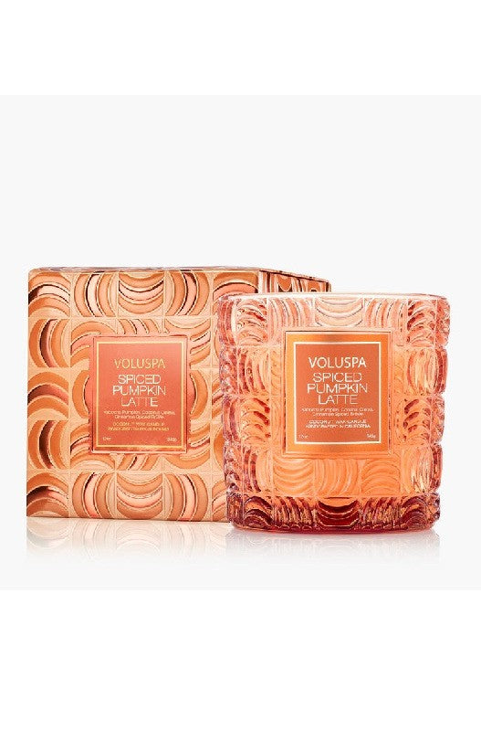  VOLUSPA Spiced Pumpkin Latte Classic Candle